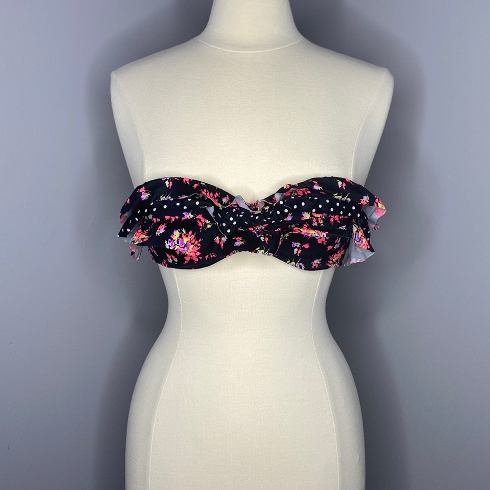 Victoria’s‎ Secret Floral Polka Dot Bikini Top